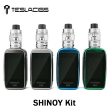 Tesla Shinyo комплект с Shinyo 213 Вт TC коробка мод 4,5 мл Tind Танк 0.18ohm TS-X3 сетка спиральная электронная сигарета Vape Vapor