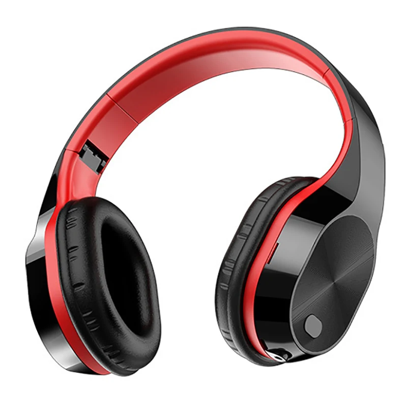 T5 HiFi Active Noise Cancelling Wireless Headphones Bluetooth 5.0 Earphones over Ear Collapsible Headset With Microphone for Pho |