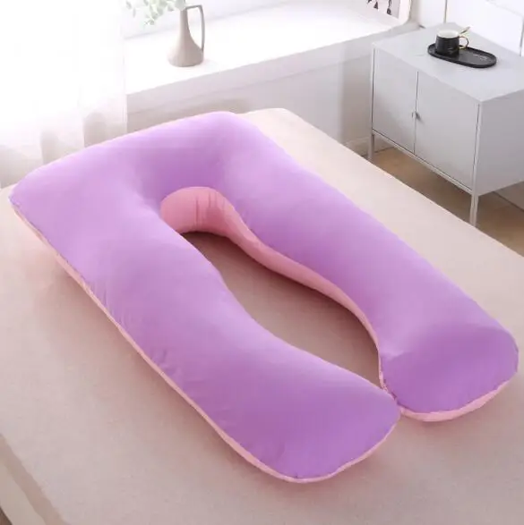 U-образные подушки для беременных, для беременных, для сна, постельные принадлежности, для боли в спине, хлопковая Подушка, 75*150 см, многофункциональная, YYF004 - Цвет: YYF004O-75X150cm
