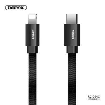 Remax pd кабель для передачи данных для typec для iphone 2,4 A быстрая зарядка usb-c для освещения 1 м 2 м металлический тканый кабель для передачи данных