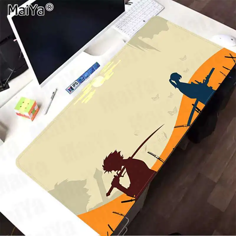 Maiya свои собственные коврики японский меч самурая Champloo офисные мыши геймер мягкий коврик для мыши большой коврик для мыши клавиатуры