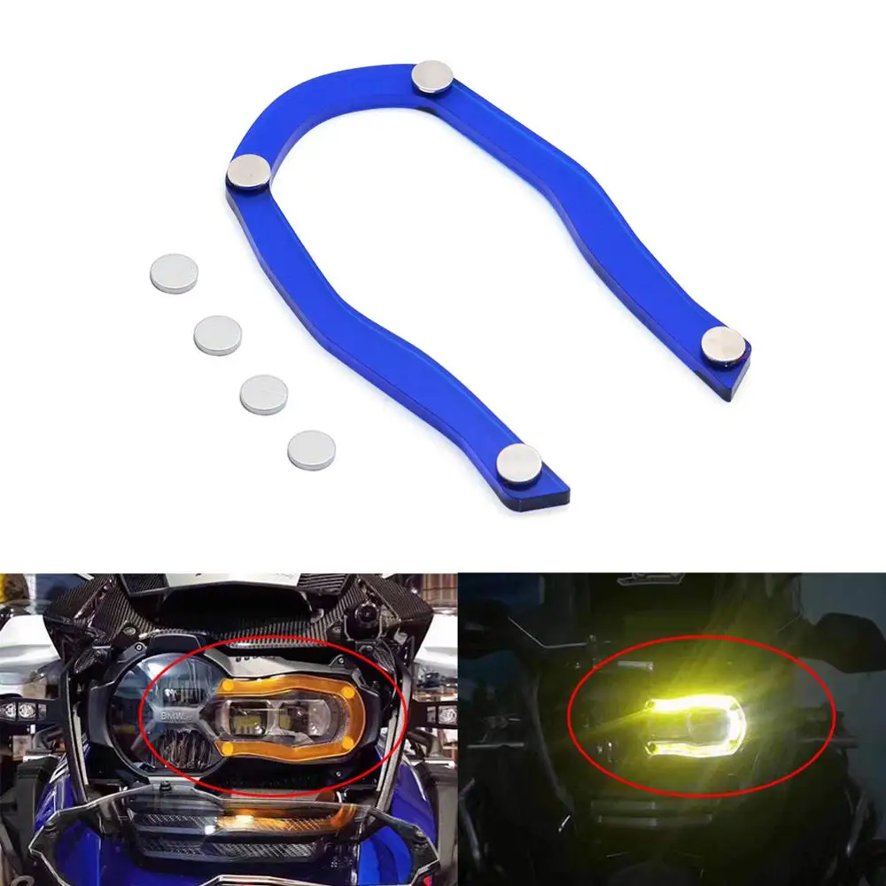 Lámpara LED para motocicleta, Parche de decoloración diario para R1200GS R 1200 GS ADV R1250GS LC Adventure 2013 2014 2015 2016 2017