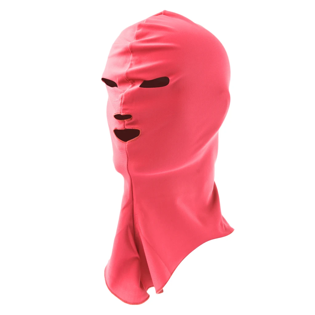 Lightweight Mask Sports Face UV Protection Full Face Mask Women/Men Head Cap Black/ Blue/Yellow/Pink/Orange
