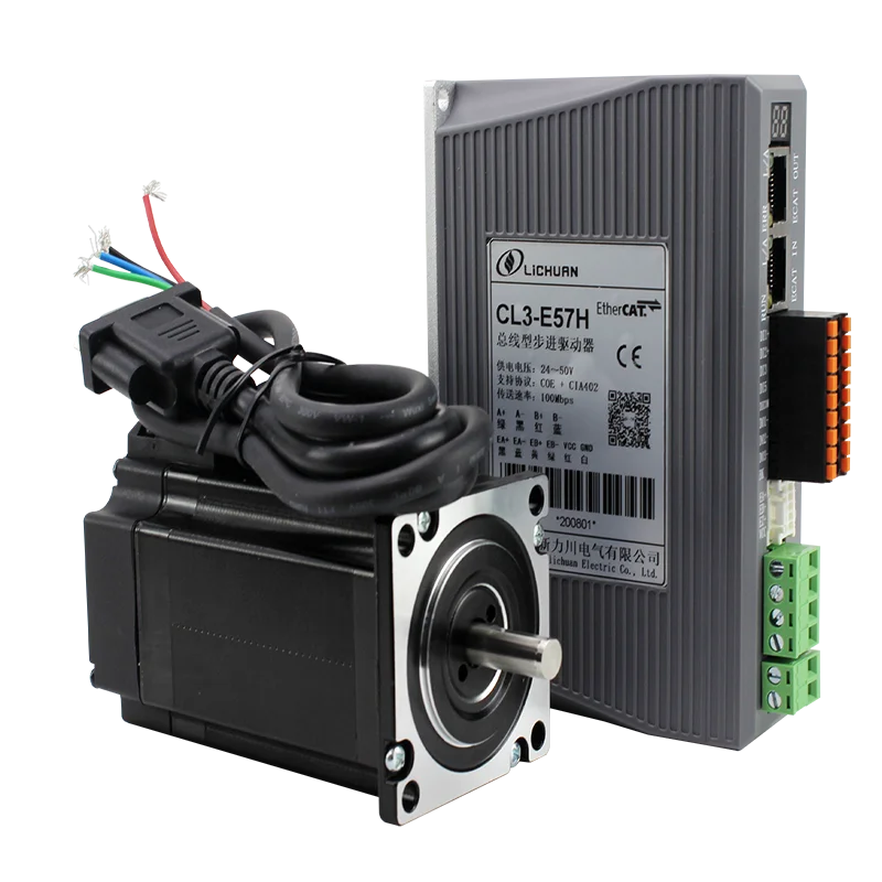 Lichuan драйвер с замкнутым циклом Ethercat CL3 57H Nema23 cnc ethercat шаговый двигатель 3N.M ~ 3.5N.M