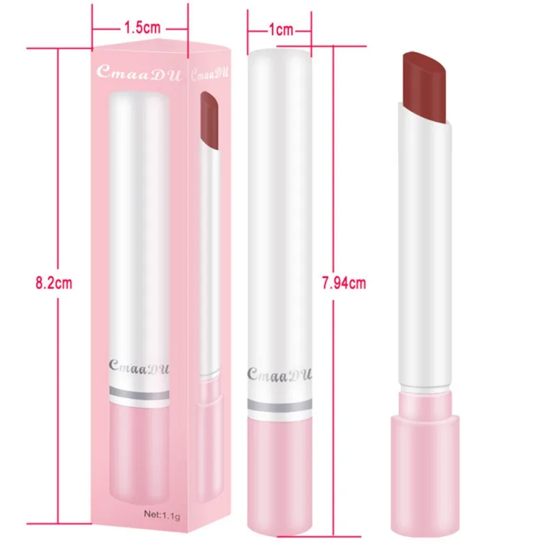 1PC Cigarette-shape Lipstick Matt Lipstick For Ladies Gifts Waterproof Long-lasting Lips Makeup 1PC Cigarette-shape Lipstick Matt Lipstick For Ladies Gifts Waterproof Long-lasting Lips Makeup