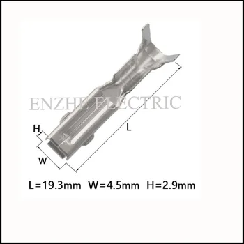 

DJ623W-2.8*0.8B auto terminal brass Plug-in terminal spring wire connector cable automotive wiring harness plug