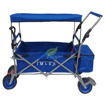 

Supermarket shopping folding trolley outdoor fishing camping handling portable cart pet children