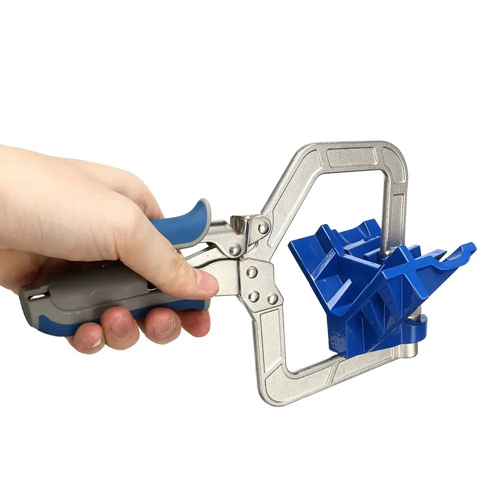  90 Degree Angle Clamp Corners Clamp Woodworking Face Frame Clamp Angle Fixing Punch Wood Work Hand 