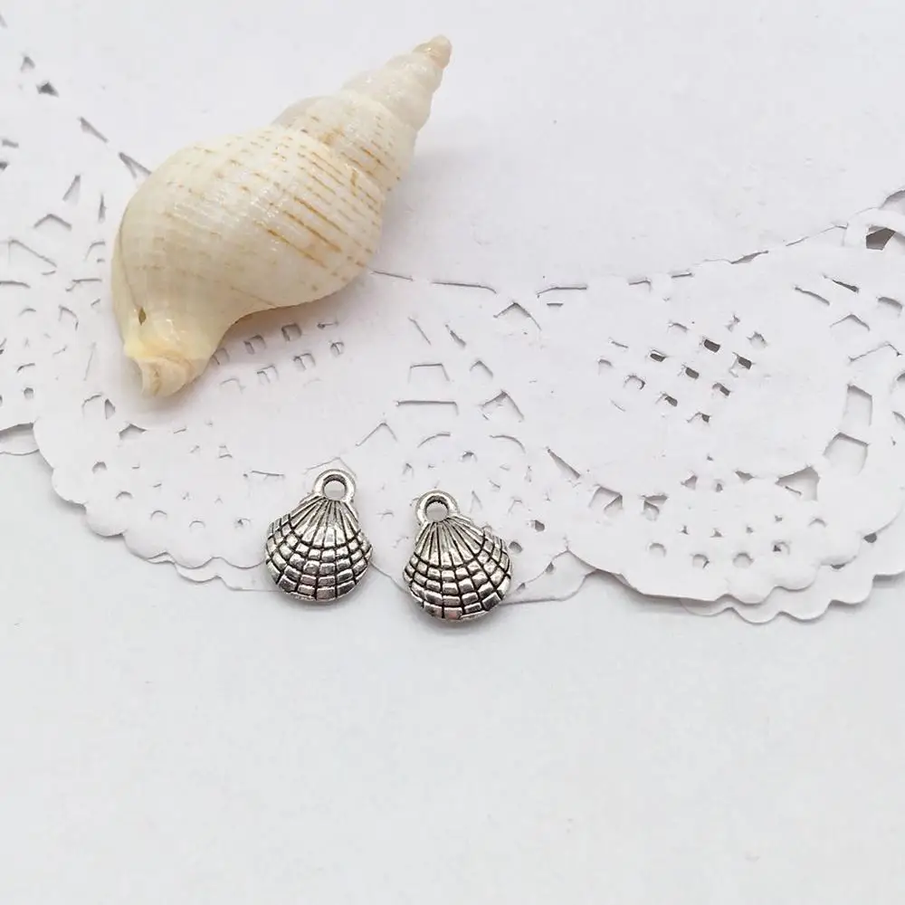 

Fashion 25 pcs shell Pendant Fit DIY man woman Necklace earring Bracelet charms Handmade for Jewelry Making