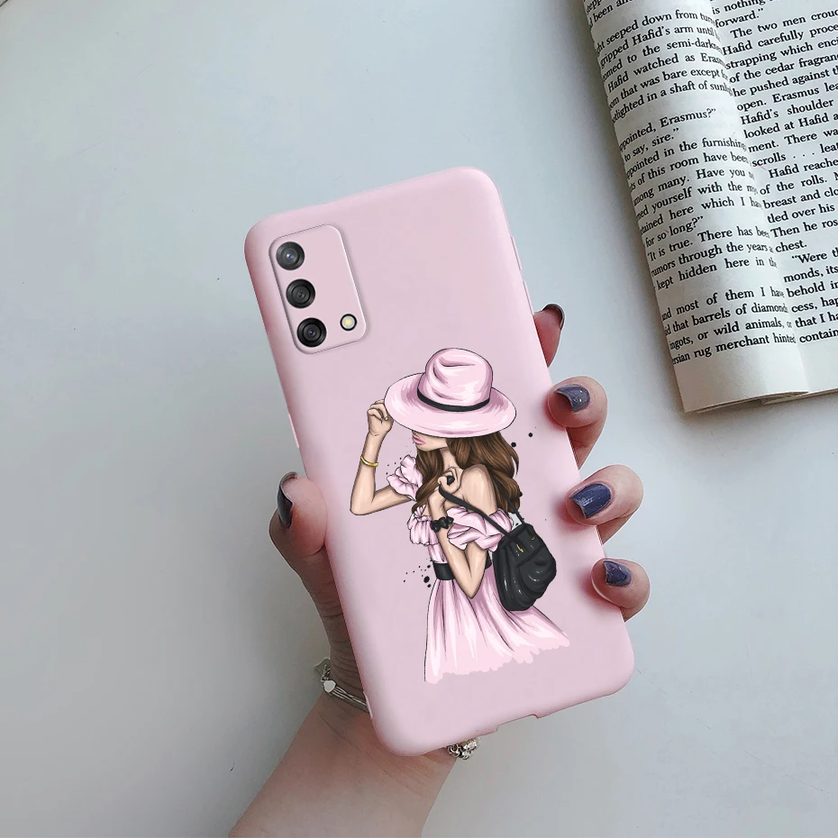 Cute Baby Girls Case For Oppo A74 Case OppoA74 CHP2219 Soft Silicone Phone Cases For Oppo A74 5G A 74 CPH2197 Back Cover Bumper cases for oppo back Cases For OPPO