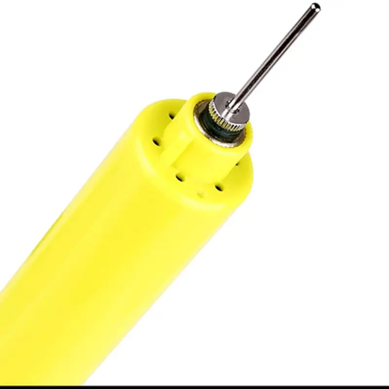 Ball Pump Air Inflator Soccer Basketball Football Needle Fitness Portable Two-way Hand Push Mini Pump