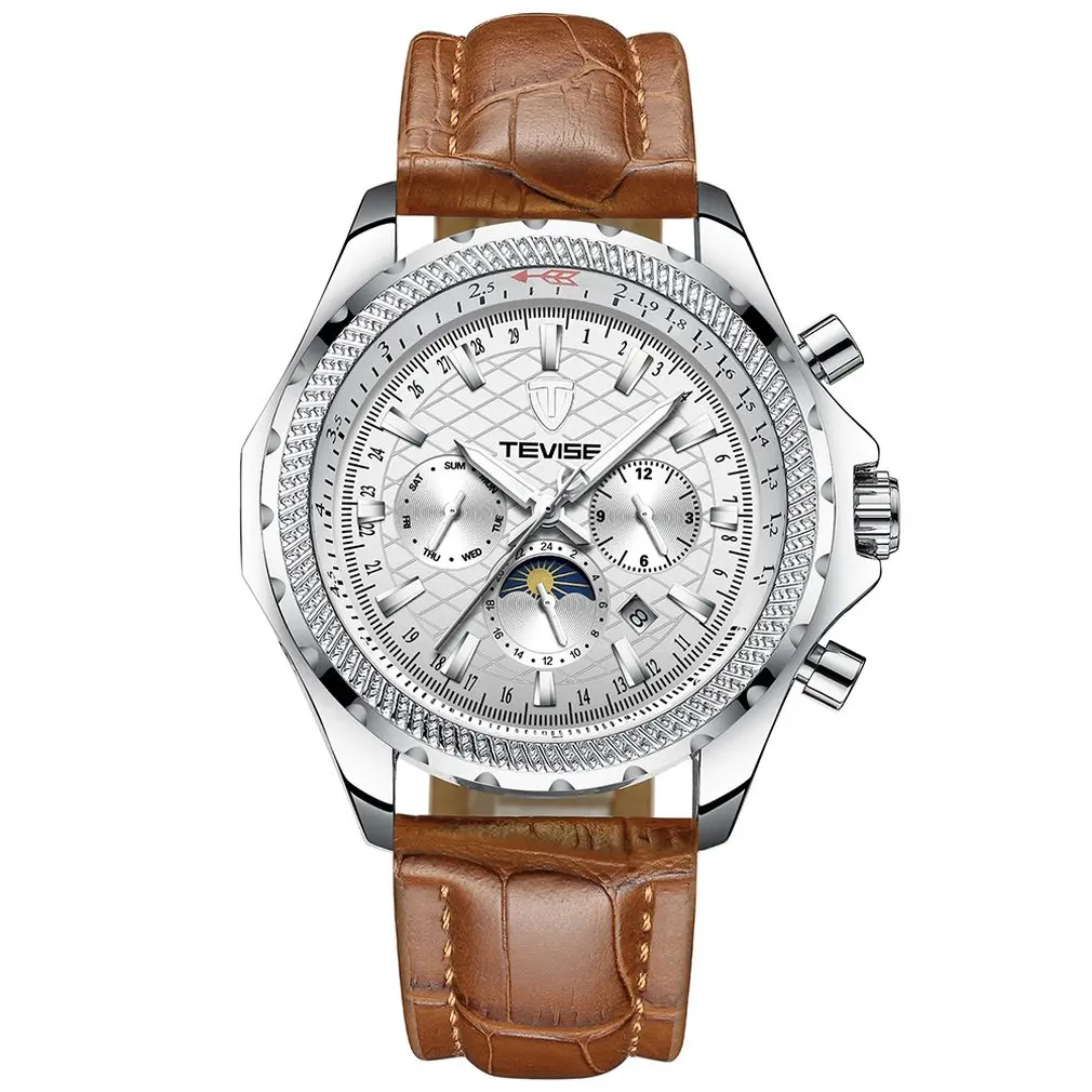 

Luxury Men'S Business Mechanical Watch Automatic Mechanical Men'S Business Watch Multi-Function Waterproof Fashion Watch