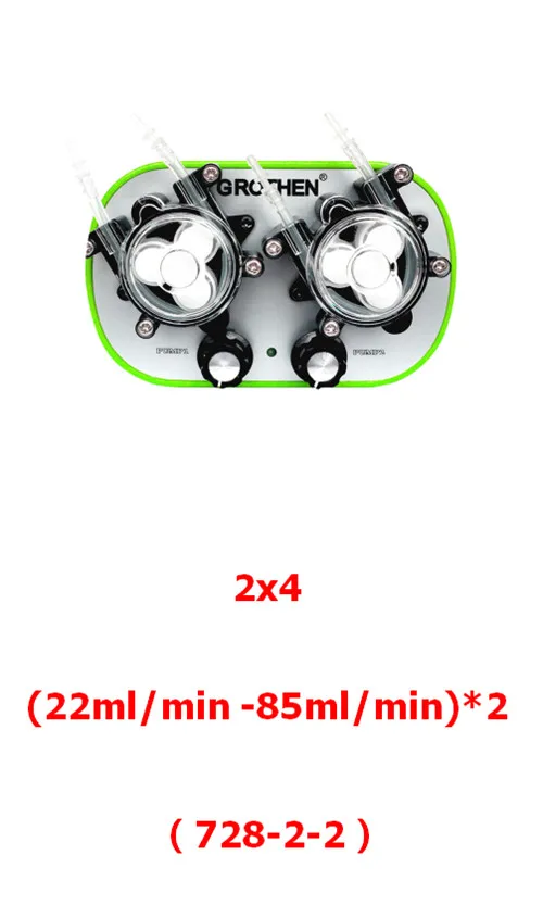 Перистальтический Насос Перистальтический насос для перекачки жидкостей, регулируемая скорость потока 66 мл/мин. до 320 мл/мин. GROTHEN G728-2 - Напряжение: 6 В
