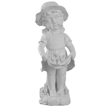 

Nordic Sculpture Decor Cute Angel Plaster Resin Art Material Creative Boys Girl Statue Craftwork Home Desk Ornaments M5379