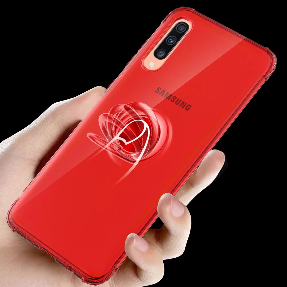 100 шт./лот, чехол из ТПУ для samsung Galaxy A10/M10 A20/A30 A50 A70, прозрачный чехол