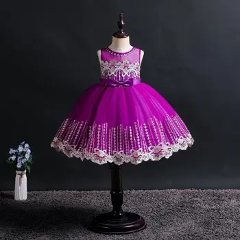 

Middle and small children's princess skirts puffy gowns costumes girls kindergarten host catwalk flower girls wedding dresses
