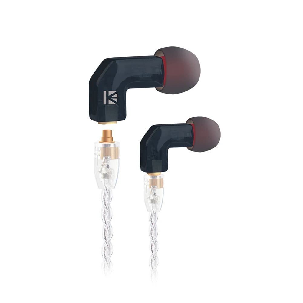 KB EAR F1, наушники с сбалансированной арматурой, наушники, бас, DJ, для бега, Спортивная технология, Hi-Fi гарнитура с 3,5 мм, MMCX, вкладыши, опал