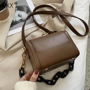 

[BXX] Handbags For Women 2020 Autumn Winter Designer Luxury PU Leather Crossbody Bags Flap Ladies Travel Shoulder Bag HP121