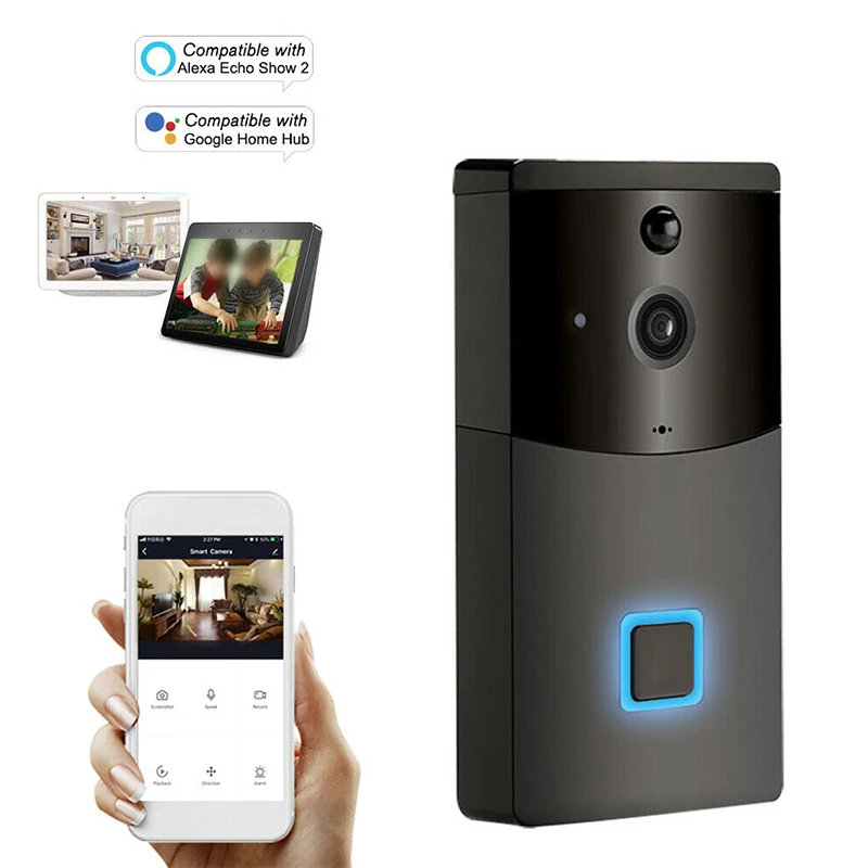 

B10 Doorbell For Anyhome Wireless Smart WiFi Video Ultra low Waterproof