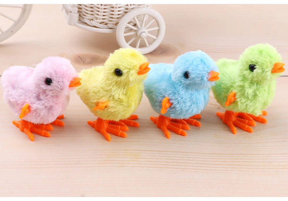 Cat Toy Wind Up Jumping Chicken Funny Pet Interactive Gifts Teaser Kittens Toys Pet Dog Supplies Cats Toys Games Accessories