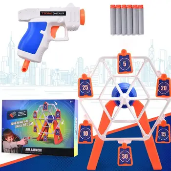

Suspension Shooting Target Toy Electric Rotary Air Hover Shot Floating Shooting Target Game Children Dart Ball Toys