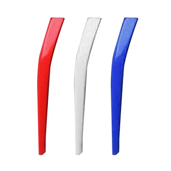 

3pcs Replacement for Buick Excelle 15-17 Regal 14-16 Tricolor Stripe Car Decoration ABS Clips Front Grille Trim Sticker