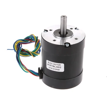 

New 57mm 36V 92W Brushless DC Motor 3 Phase 0.22N.m 8mm Round Shaft 4000RPM 57*57*75mm BLDC Motor For 3D printer DIY Design