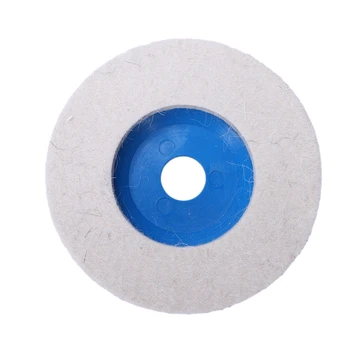 

3pcs 100mm 4inch Wool Buffing Grinding Wheel Felt Polishing Discs Pads Set Blue New