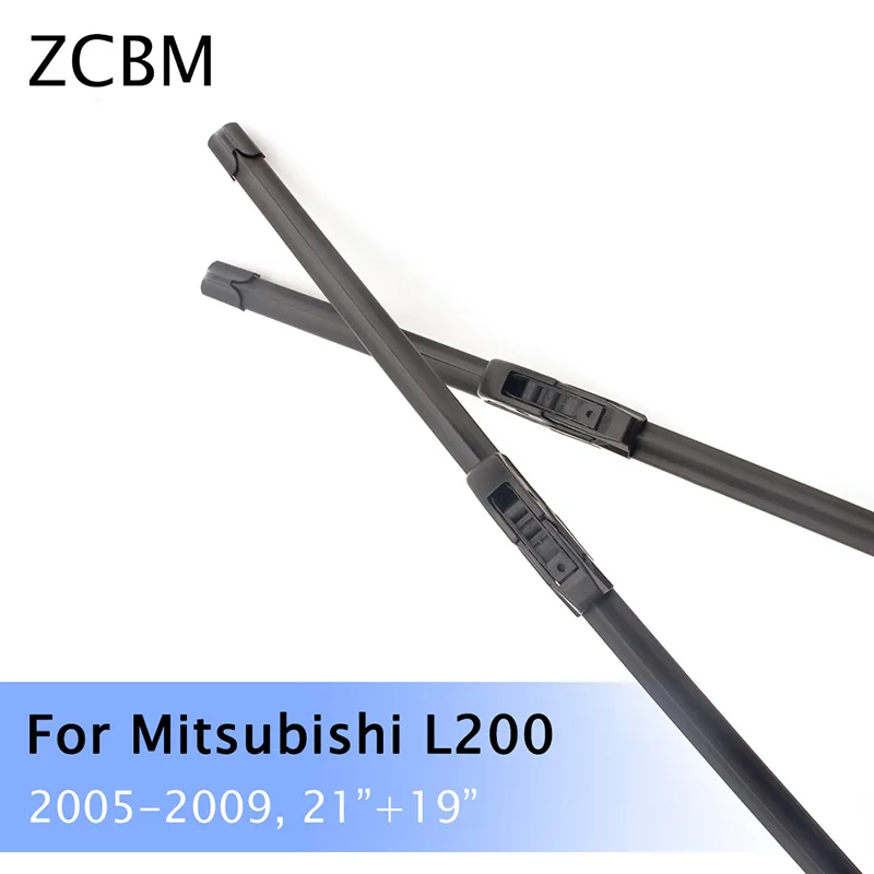 2005-2009 ZCBM стеклоочистителей лобового стекла автомобиля для Mitsubishi L200 2005 2006 2007 2008 2009 2010 2011 2012 2013 крюк Тип Стеклоочистители - Цвет: 2005-2009
