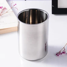 Нескользящая Питьевая двухслойная кружка для воды кухня пивной чай посуда для напитков Прочная нержавеющая сталь Многофункциональная теплоизоляция