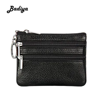 

Fashion Men Women Wallet Solid Color Multi-layer Zipper Coin Purse Casual Short Small Clutch Bag Multi-card Position Card Holder