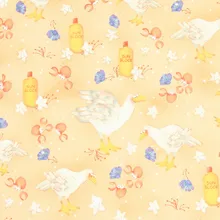 Наполовину ярдовая однотонная хлопковая ткань с рисунком животных из Северной Европы, ручная работа, платье для одежды, детская одежда, хлопок, CR-200