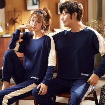 

Pajama suit Couple Pajamas Sets Family Pijama Lover Night Suit Men Women Casual Home Clothing