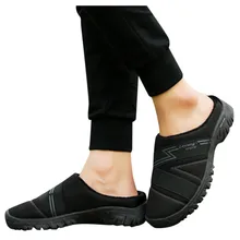 Zapatos de hombre; пара тапочек больших размеров; повседневная домашняя обувь; Мужская бархатная теплая обувь; водонепроницаемые хлопковые тапочки; chaussure homme