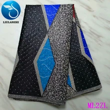 Воск liulanzhi ткани гарантированное качество Анкара восковая печать ткань для одежды хлопок батик ткань с камнями ML2ZL34-ML2ZL64