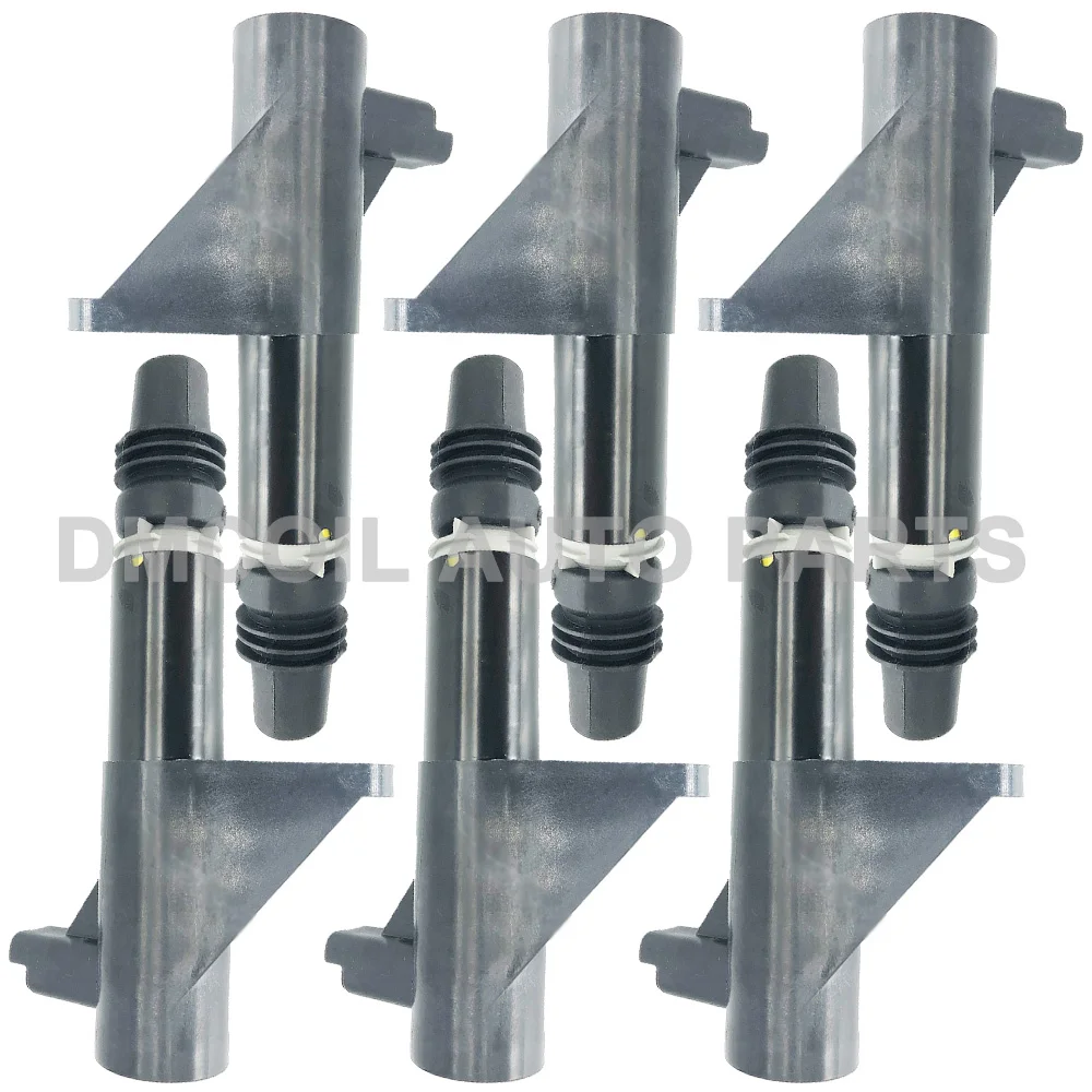 6 шт. Катушка зажигания для CITROEN C5 I II III C6 C8 PEUGEOT 406 407 FIAT ULYSSE RENAULT CLIO LAGUNA 3.0L V6 (2001-) 597077 |
