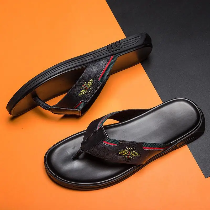 

Flip-flops Men's Summer 2019 New Style Outer Wear Sandals Anti-slip Soft-Sole Outdoor Trend Korean-style Beach Flip-flop Slipper