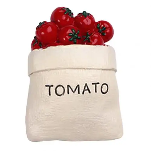 Tomato 1 шт. Милая чашка для яиц, молока, кофе, хлеба, холодильника, магнитная наклейка на холодильник, кухонный декор, детская игрушка, украшение для дома - Цвет: Tomato