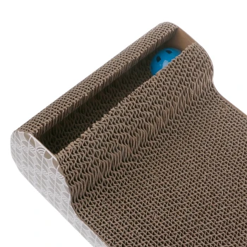 

Cat Bed Scratching Pad Sofa Soft Pet Rest Square Pillow Cat House With Play Ball D08D