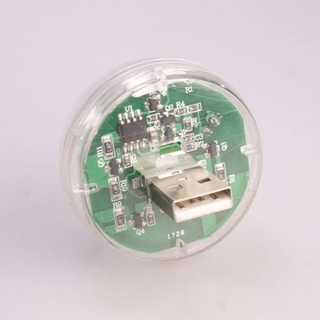 1 шт. USB светодиодный вечерние светильник s Портативный хрустальный магический шар домашние вечерние украшения для караоке красочный сценический светодиодный светильник для дискотеки для дома