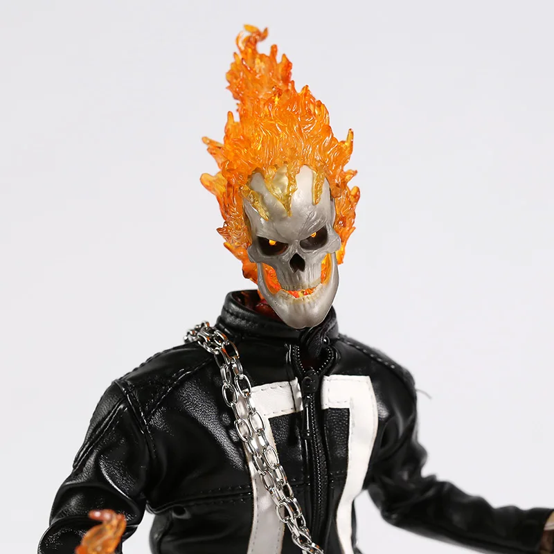 Горячие игрушки Ghost Rider агенты Marvel s.h.i.e.l. D. Щит с светодиодный свет ПВХ, движущаяся фигурка, Коллекционная модель, игрушка