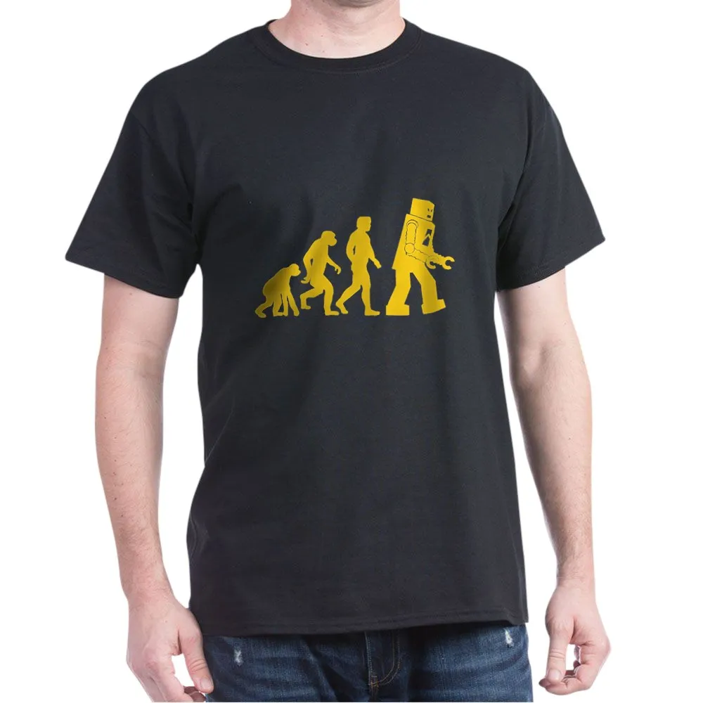 Sheldons Robot Evolution Light T-Shirt Geek | Мужская одежда
