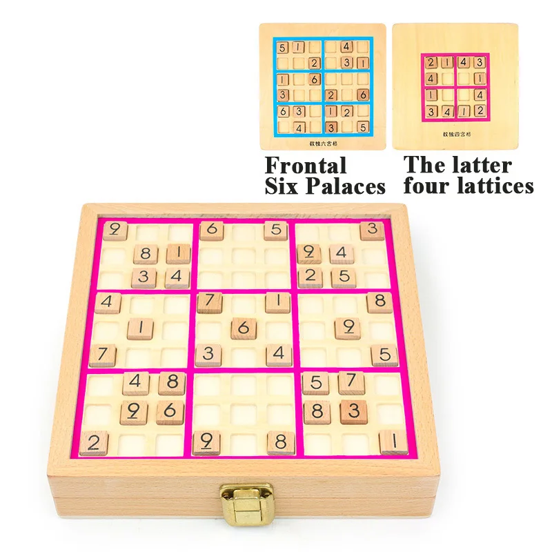 Многофункциональная шахматная игра Sudoku, шахматы для детей, Развивающие деревянные игрушки, интерактивные игрушки для родителей и детей