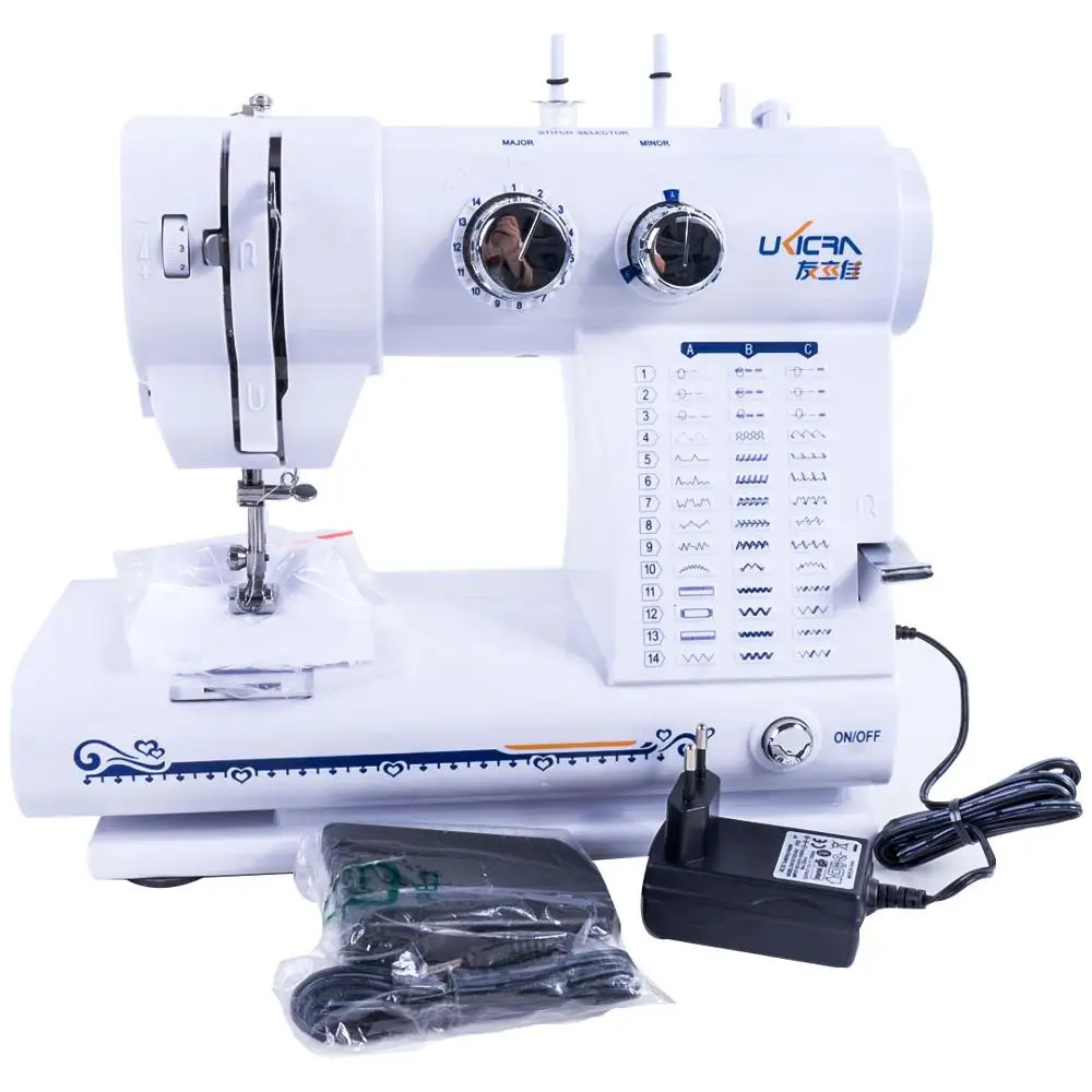 

Sewing Machine Manufacturers Use Knitting Electric Mini Portable DC Electric Pedals 42 Stitch Pattern Double Needle