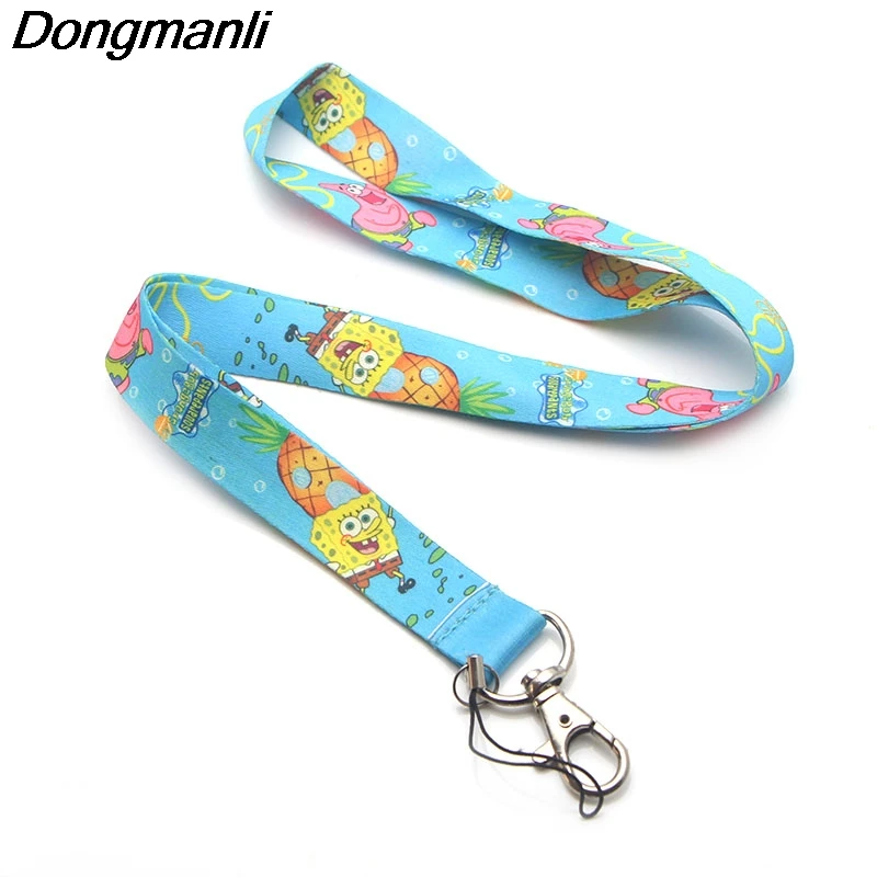 PC140 Wholesale 20pair / lot Anime Lanyard Badge ID Lanyards/ Mobile Phone Rope/ Key Lanyard Neck Straps keychain for key