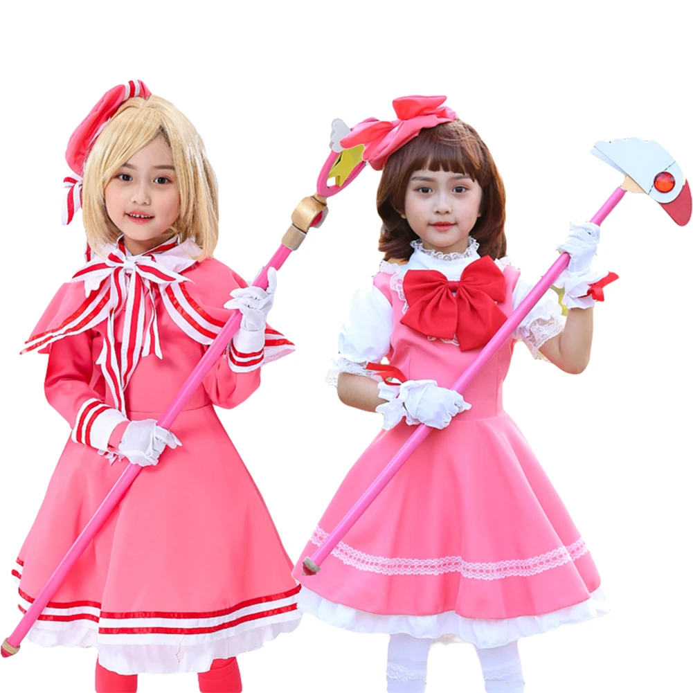 ELBCOS CARDCAPTOR SAKURA Girls Kinomoto Sakura школьная форма костюм моряка (платье шляпа