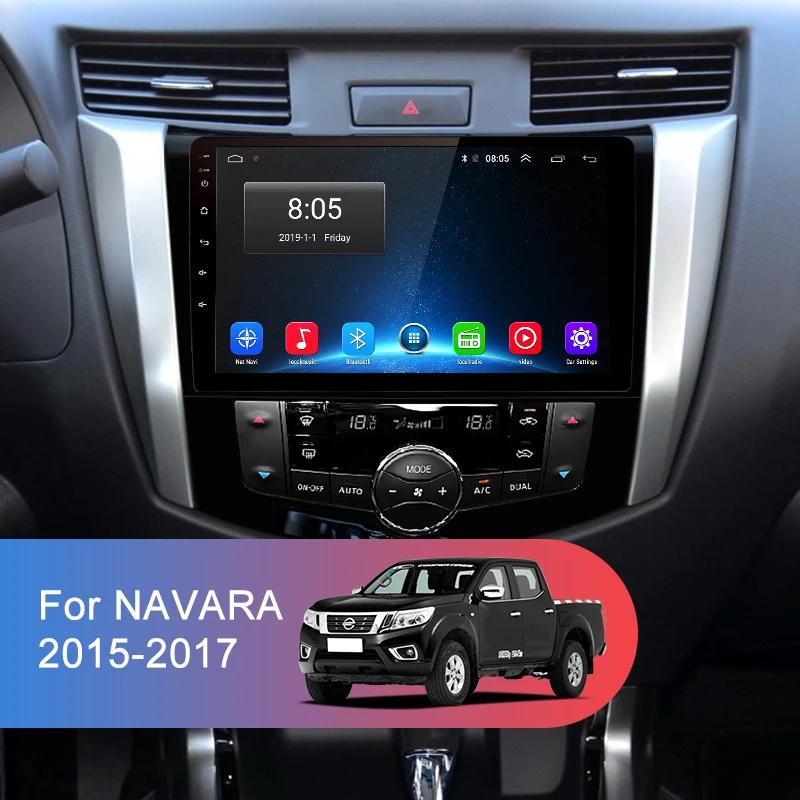 Junsun V1 Android 9,0 2G+ 32G DSP автомобильный Радио Мультимедиа Видео плеер для Nissan Navara NP300- gps 2din Авторадио