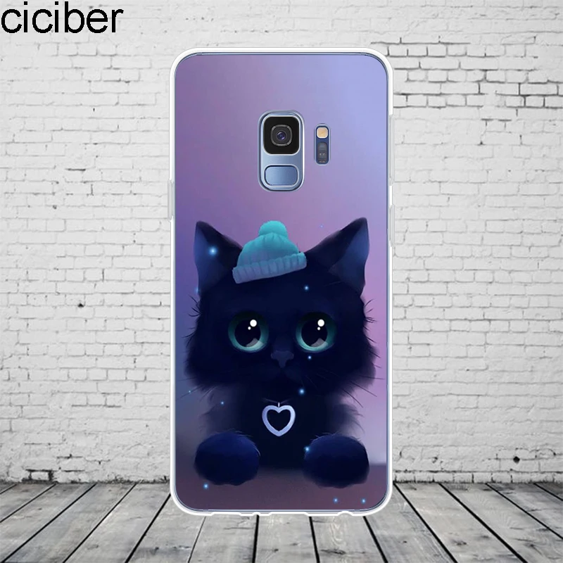 С изображением животных, котов Крышка для samsung Galaxy S10 S5 S7 S8 S9 Edge Plus S10 S10e S10+ чехол для телефона для Galaxy Note 10 9 8 5 4 3 Plus TPU