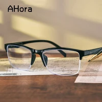 Ahora Half Frame Ultralight Reading Presbyopia Glasses With Diopters +0.75+1.0+1.25+1.5+1.75+2.0+2.25+2.5+2.75+3.0+3.25+3.5+4.0 1
