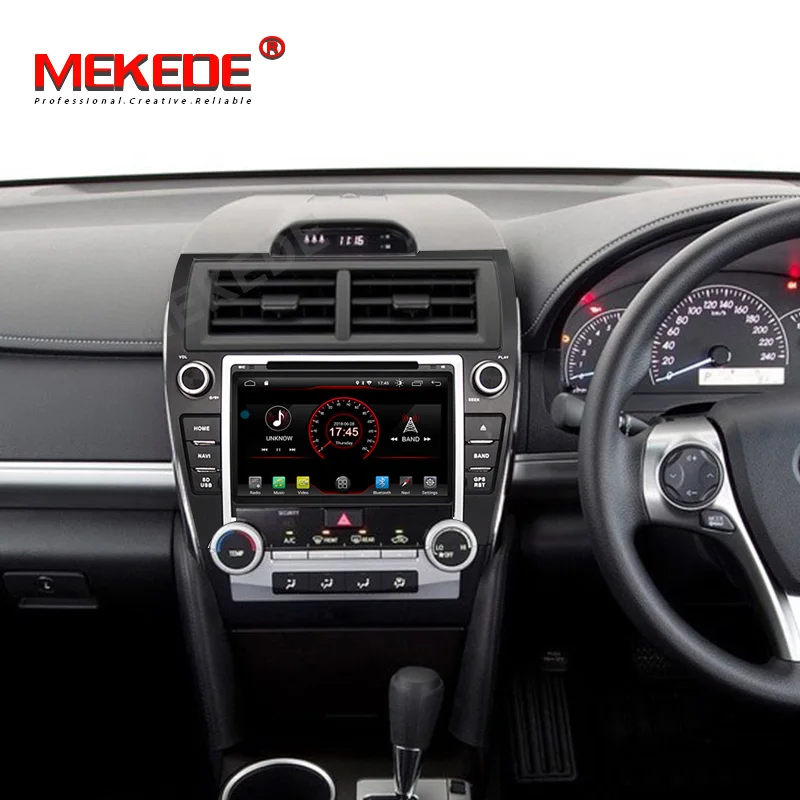 MEKEDE HD 2G ram Android 9,0 автомобильный dvd-плеер для TOYOTA CAMRY 2012 2Din Аудио мультимедийный плеер gps Navi RDS wifi